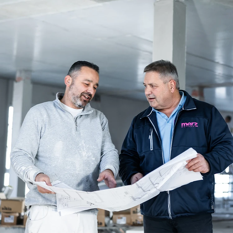 Karriere bei Merz-Immobilien und Merz-Wohnbau. Stellenbild.