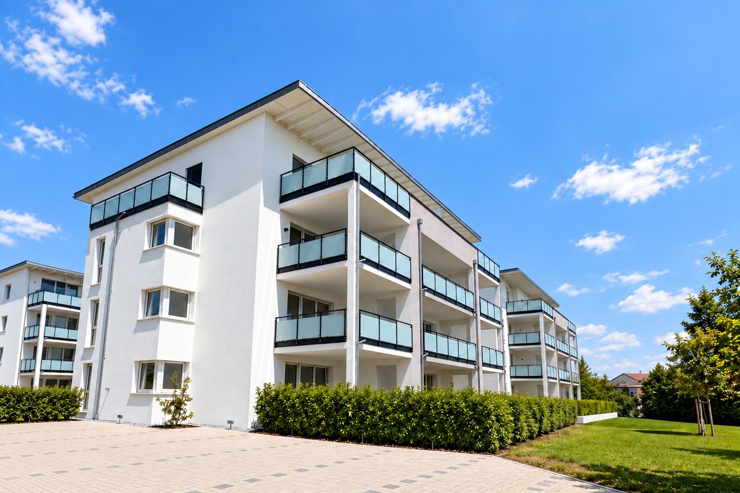 Eine Visualisierung des Neubauprojekts 2 auf dem Lindenhof